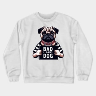 LAPD Bad Dog Mug Shot Crewneck Sweatshirt